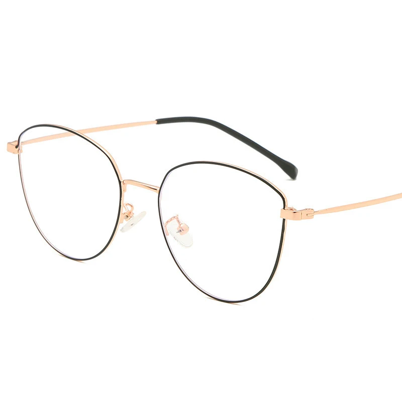 Новые корейские модные анти синие очки стильные металлические плоские