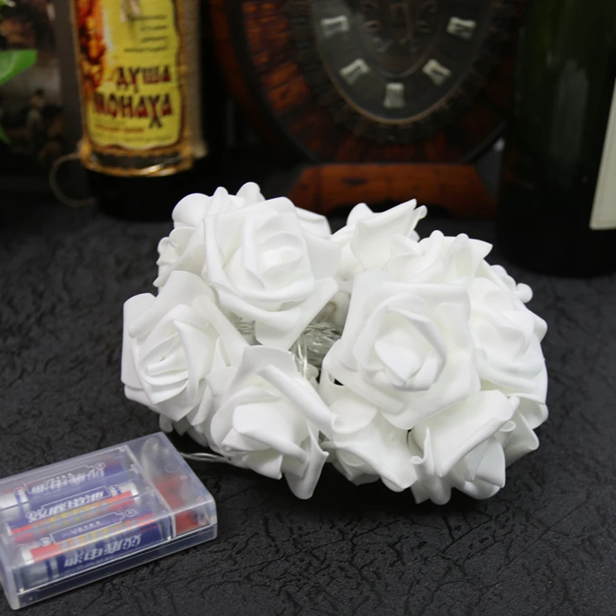 Розовая гирлянда светодиодный светильник s Рождественский Сказочный Свадебные