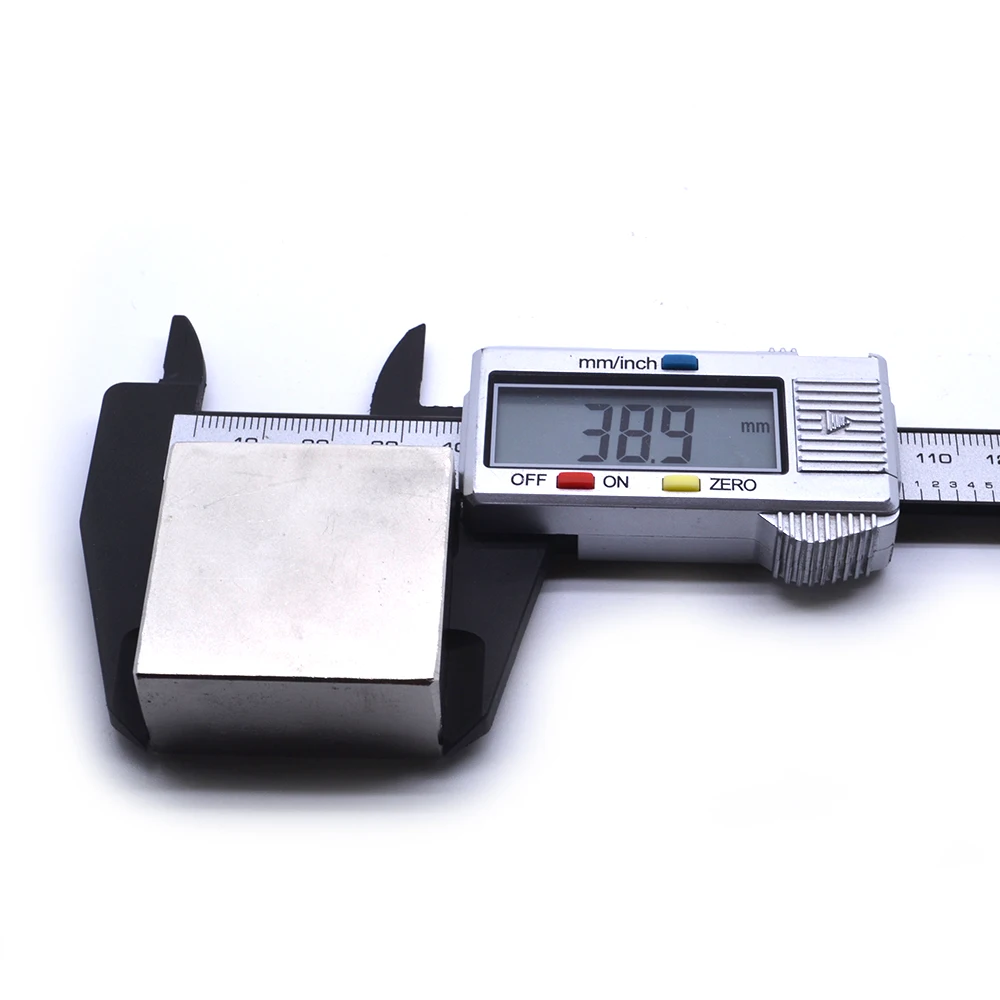 Супер мощный сильный магнит N52 40x40x20 мм редкоземельный блок NdFeB неодимовый N40