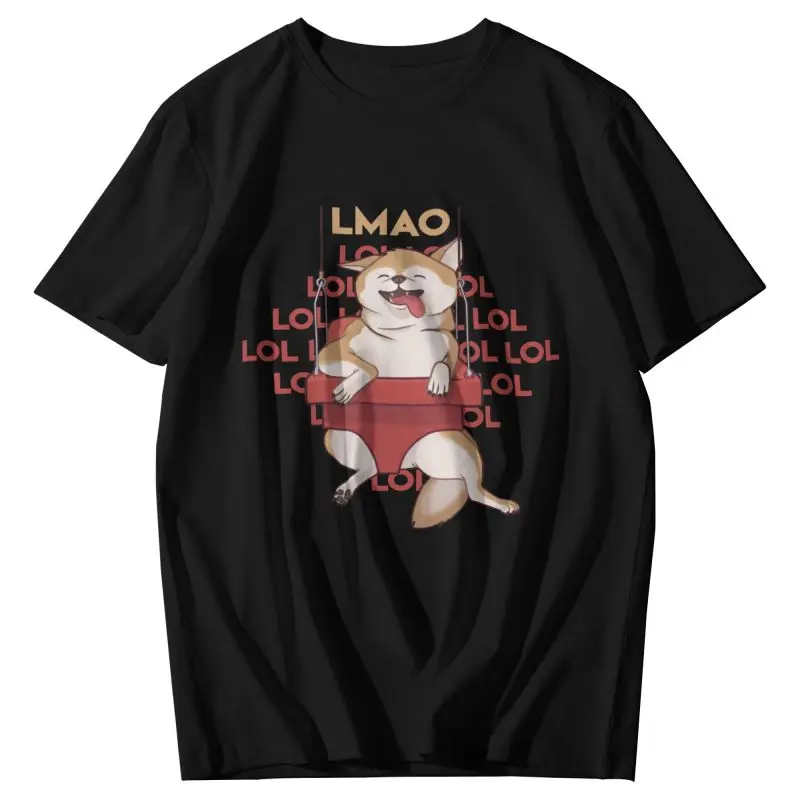 

Футболка мужская с принтом Шиба-ину, 100% хлопок