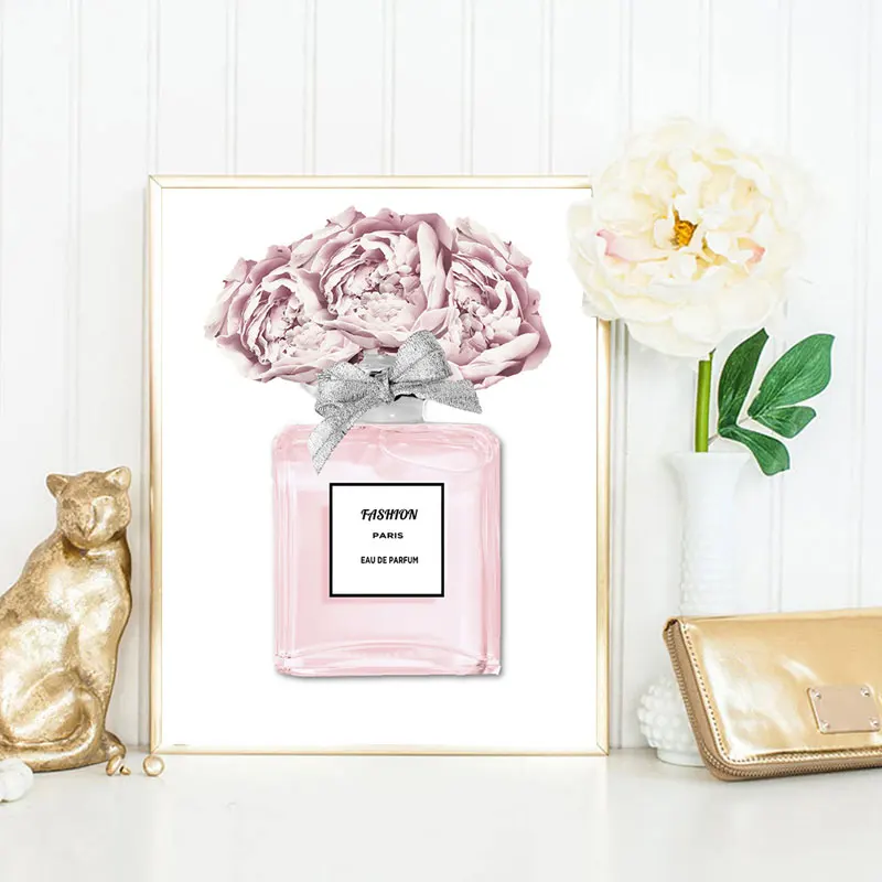 Модный настенный художественный постер с рисунком духов нижнее белье на