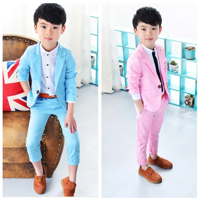 Детское платье с цветочным рисунком для мальчиков формальный костюм комплект из