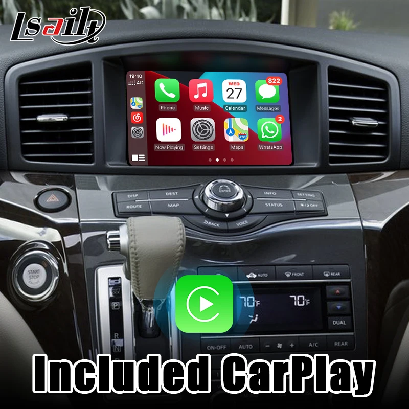 Lsailt PX6 4 Гб CarPlay/Android интерфейс с YouTube Netflix Android авто для 2011 2017 армады патруль Pathfinder