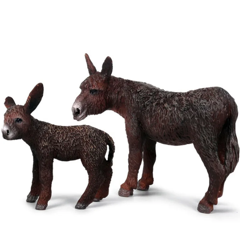 Модель осел животное экшн-фигурка имитация диких животных экшн-фигурки из