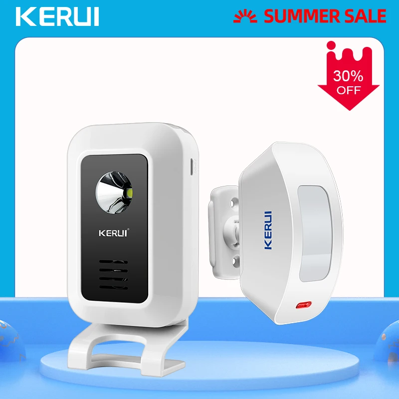 KERUI M7 типа два в одном Беспроводной Анти кражи дверь устройство обнаружения