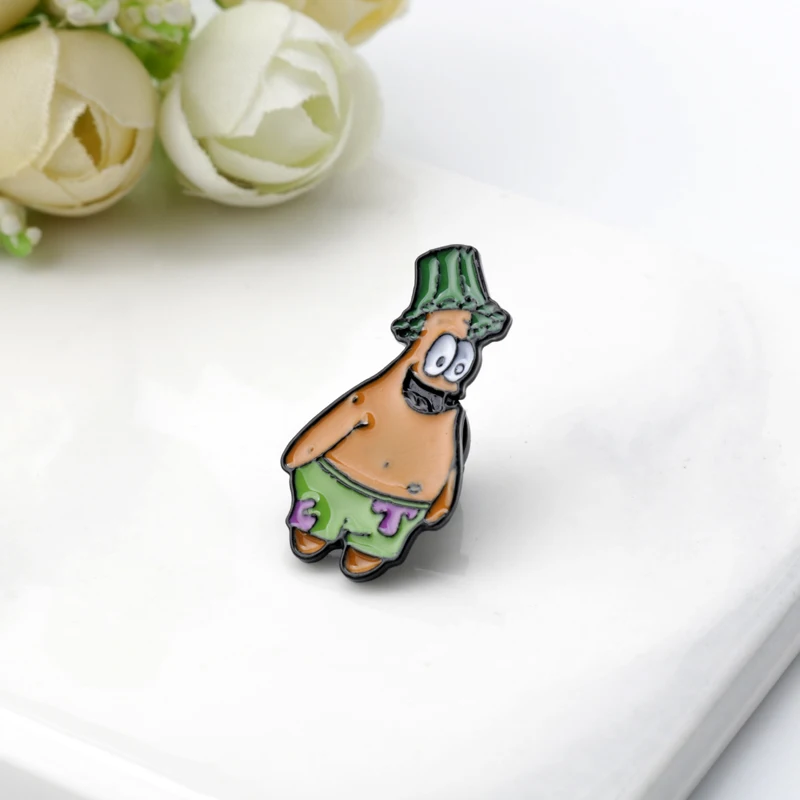 1 шт. эстетическая эмалированная Заколка-значок для рубашки сумки | Украшения и