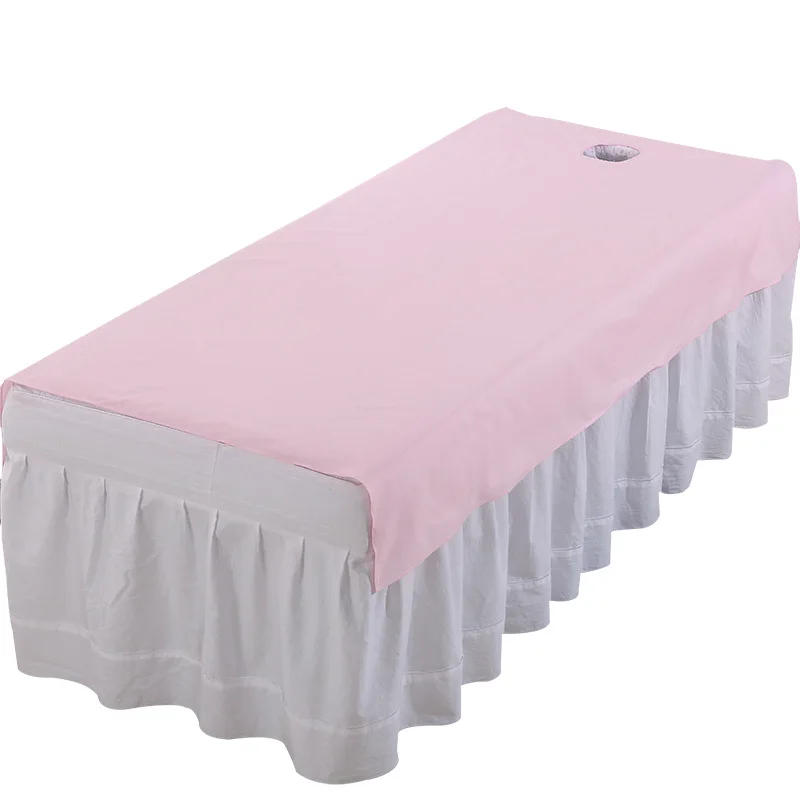 

1Pcs Waterproof Oilproof Flat Sheets Professional Beauty Salons Massage Treatment Bed Cover Solid Color Bedding Home Textile