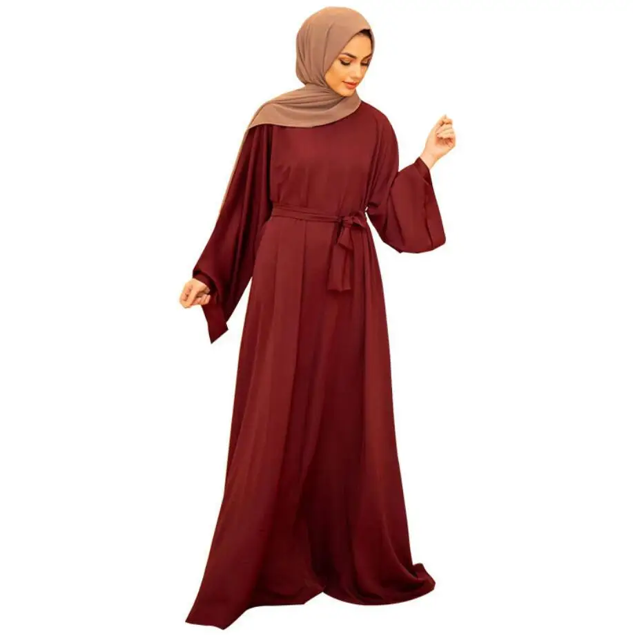 Abaya, простой базовый Средний Восток, Турция, обычная женская одежда, мусульманское платье, мусульманская одежда a1532