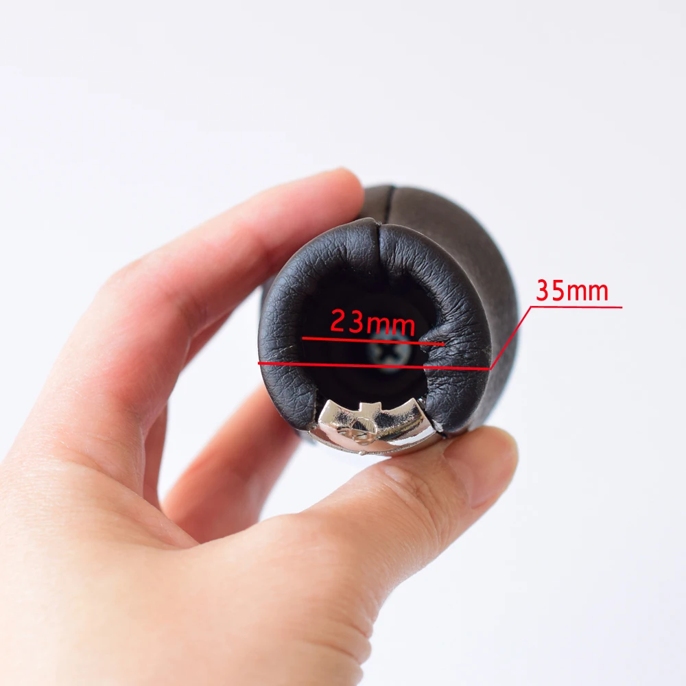 

leather Car Shift Gear Knob Lever Hand Ball For Toyota AYGO 2005-2014 Manual 5 6 Speed