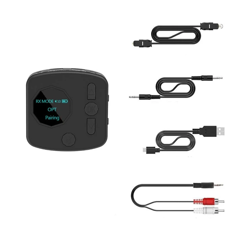 

CSR8675 AptX HD/LL 5,0 Bluetooth AUX адаптер для ТВ/ПК/настольного беспроводного аудио передатчика приемника 3,5 мм разъем/SPDIF