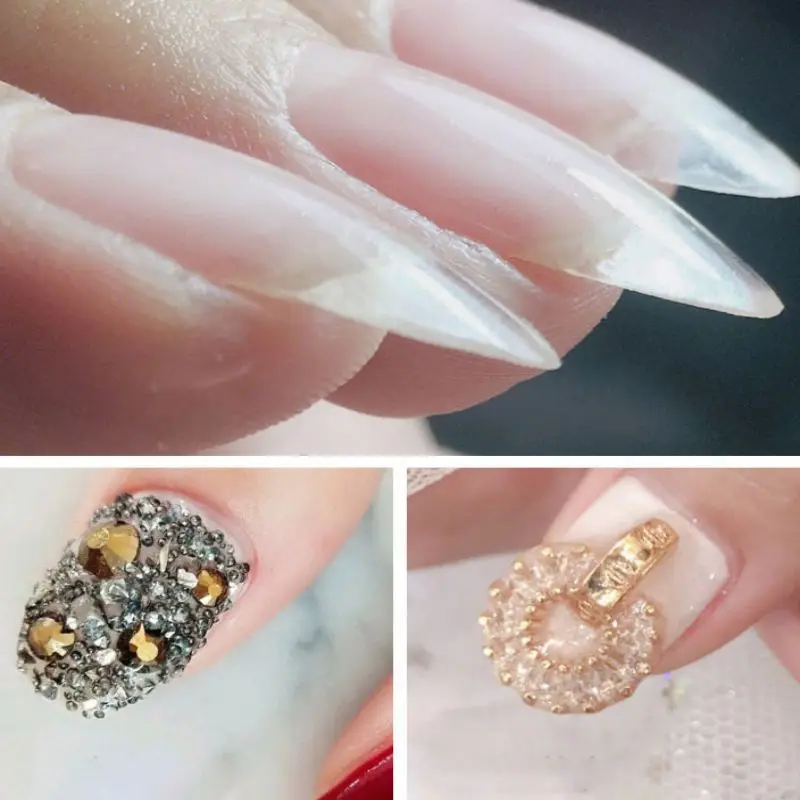 Гель лак для ногтей клей накладных стразы супер Клей липкие инструменты УФ гель