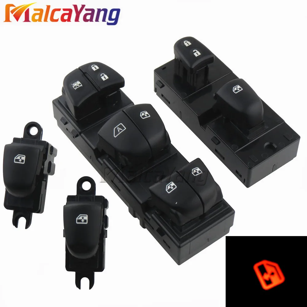 Красная лампа авто Выключатель питания окна основной/один/передний правый