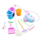 1 комплект, 9 шт., аксессуары для мини кукол, бытовые чистящие инструменты для Барби, аксессуары для кукол, кукольный домик, детские развивающие игрушки