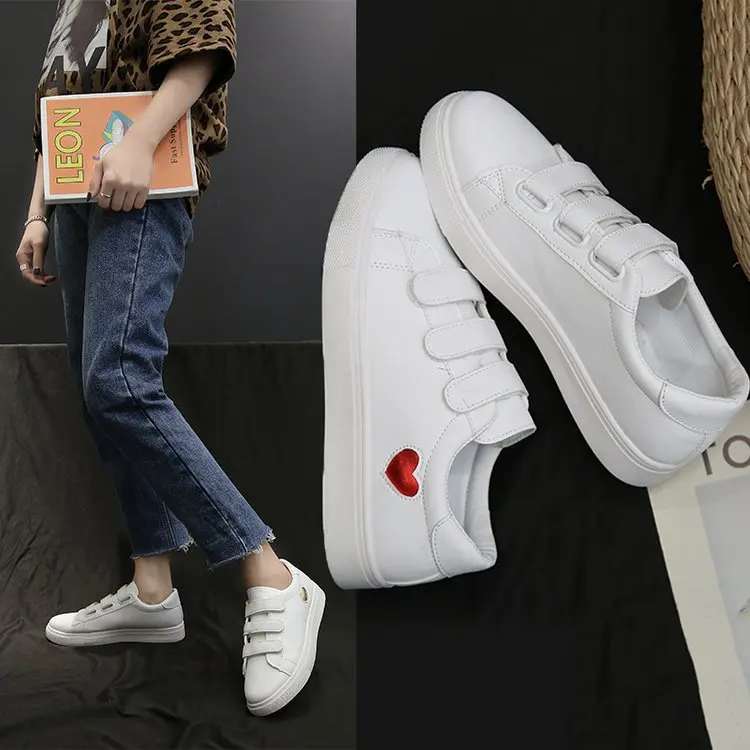 Женские кроссовки модная дышащая Вулканизированная обувь из искусственной кожи