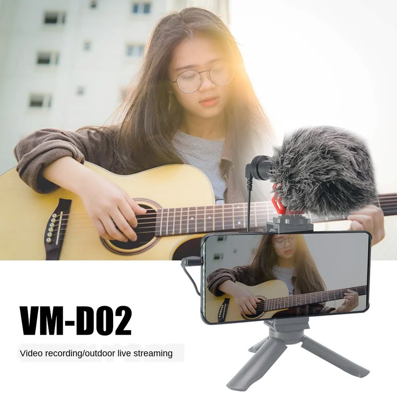 VM D02 микрофон SLR беззеркальных Камера Топ направленный Шум снижение для чехол