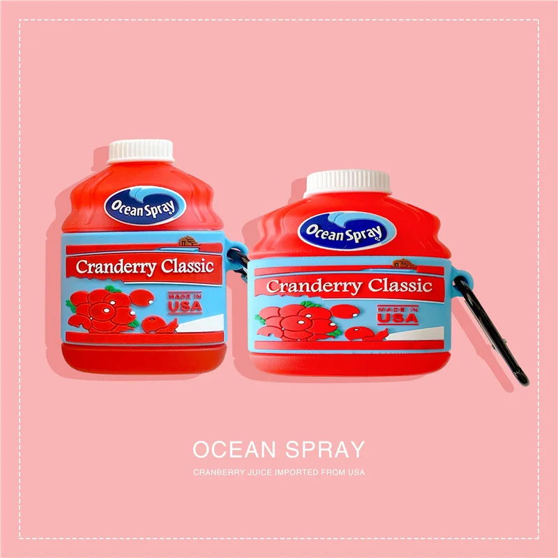 

For Airpods Case,Cranderry Classic Case For Airpods 1/2 Case,Soft Silicone Earphone Headphone Cover For Airpods Pro Case