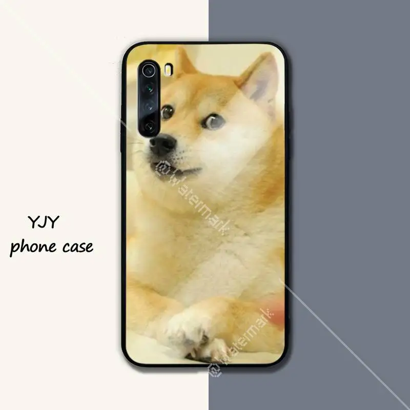 Yinuoda Doge Meme Kabosu черный мягкий чехол для телефона xiaomi redmi 4X 5 plus 6 6A 7 7A 8 8A 9 note 4 T pro max funda