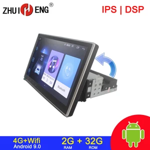 zhuiheng rotatable 4g internet 2g 32g 1 din car radio for universal car dvd player gps navigation car audio bluetooth autoradio free global shipping
