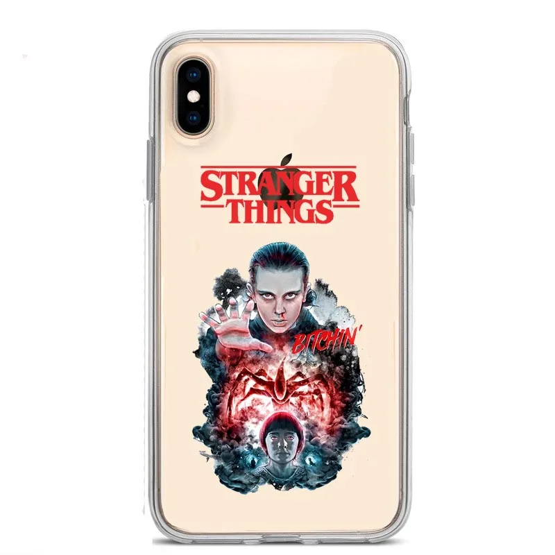 TPU Stranger things Сезон 3 Мягкий Силиконовый ТПУ чехол для телефона чехол для iPhone 8 7 6 6S Plus X XS MAX 5 5S SE XR Американский ТВ Coque Capa - Цвет: TPU