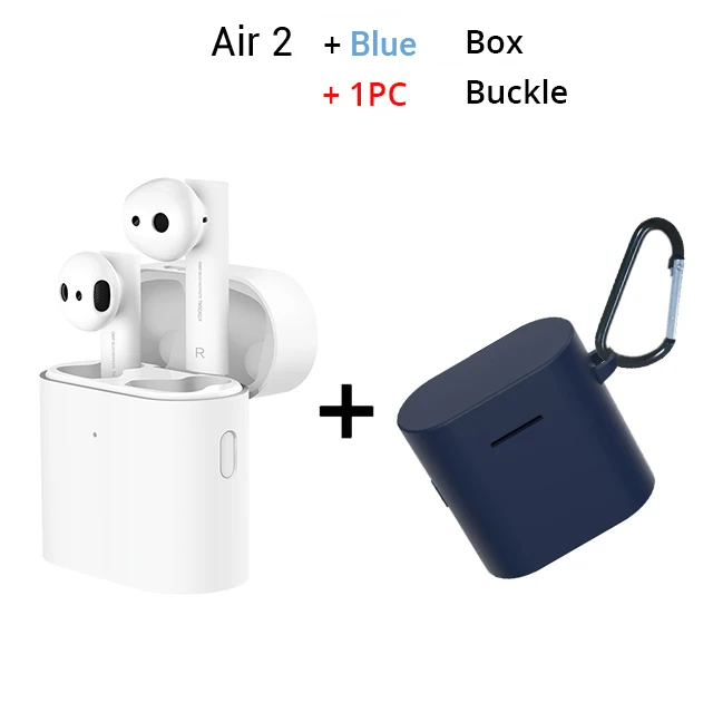 Add Blue Box Xiao mi Air Pro 2 Air 2 беспроводные наушники TWS mi True Earbuds 2 LHDC Tap стерео управление Dual mi C ENC с mi c Handsfree - Цвет: Add Blue Box