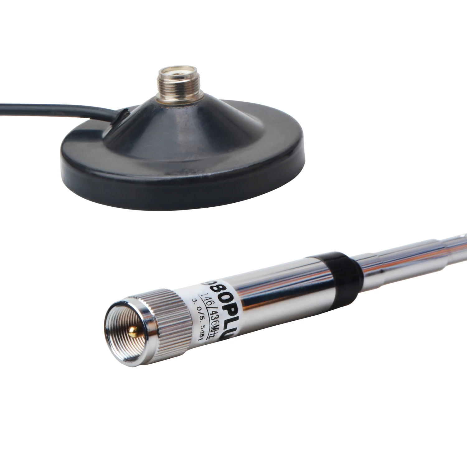 Двухдиапазонная мобильная антенна SOCOTRAN 980PLUS VHF/UHF с высоким ...