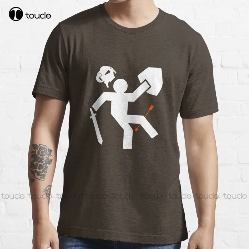 

New Arrow To The Knee T-Shirt Cotton Tee Shirt girls white t shirts Custom aldult Teen unisex digital printing Tee shirt