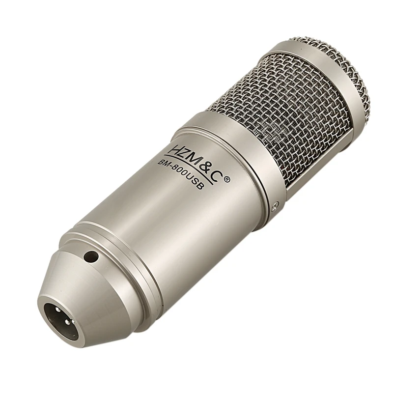 Hzm& C микрофон конденсаторный звукозапись Модернизированный Bm 800 Usb проводной микрофон с ударным креплением для радио поет и записывает комплект