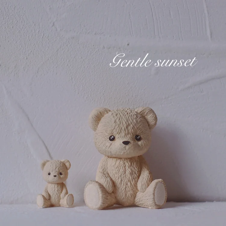 Новинка 2021 3d милые плюшевые искусственные свечи ручной работы для ароматерапии