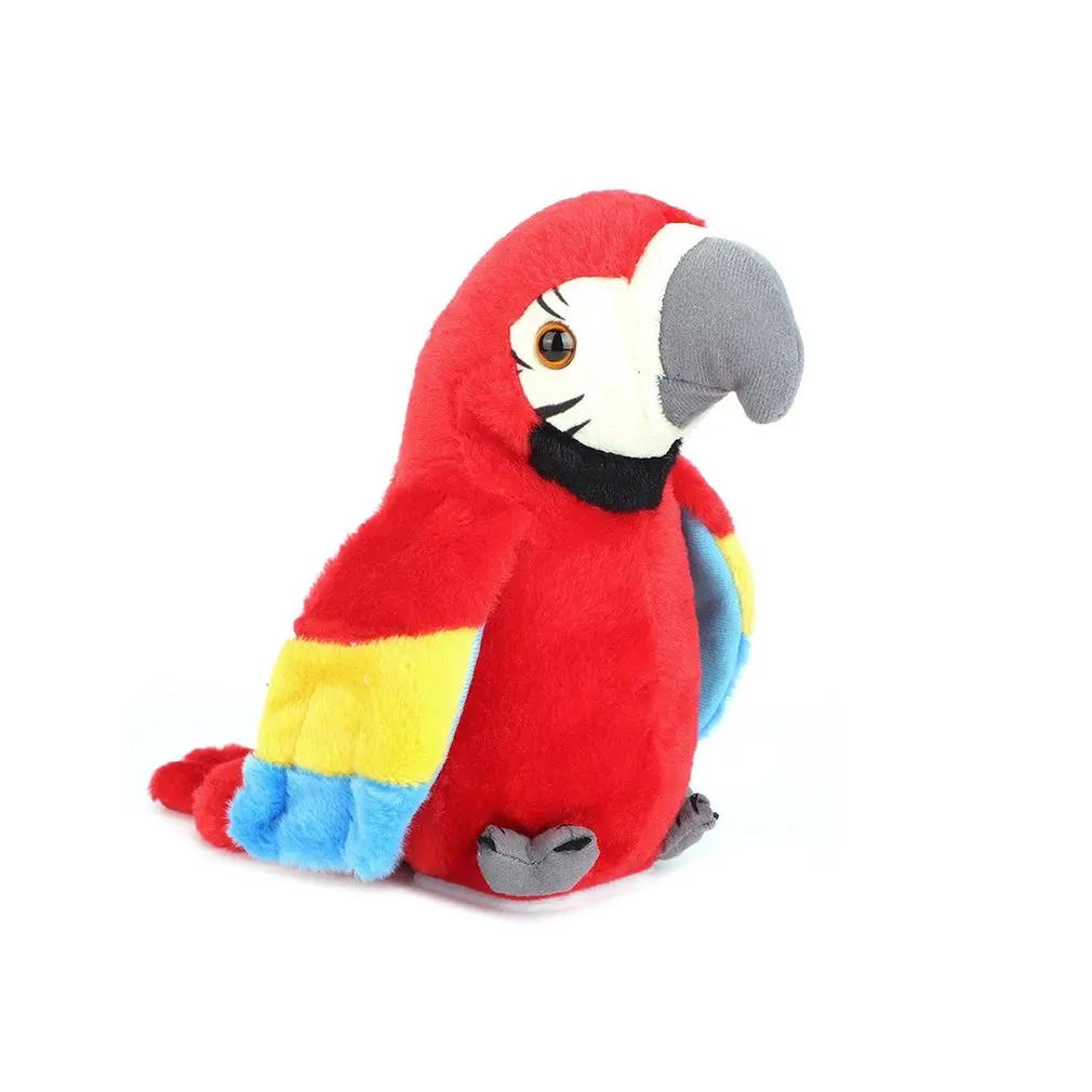 

Cute Electric Talking Parrot Plush Toy Speaking Record Repeats Waving Wings Electroni Bird Stuffed Plush Toy As Gift For Kids