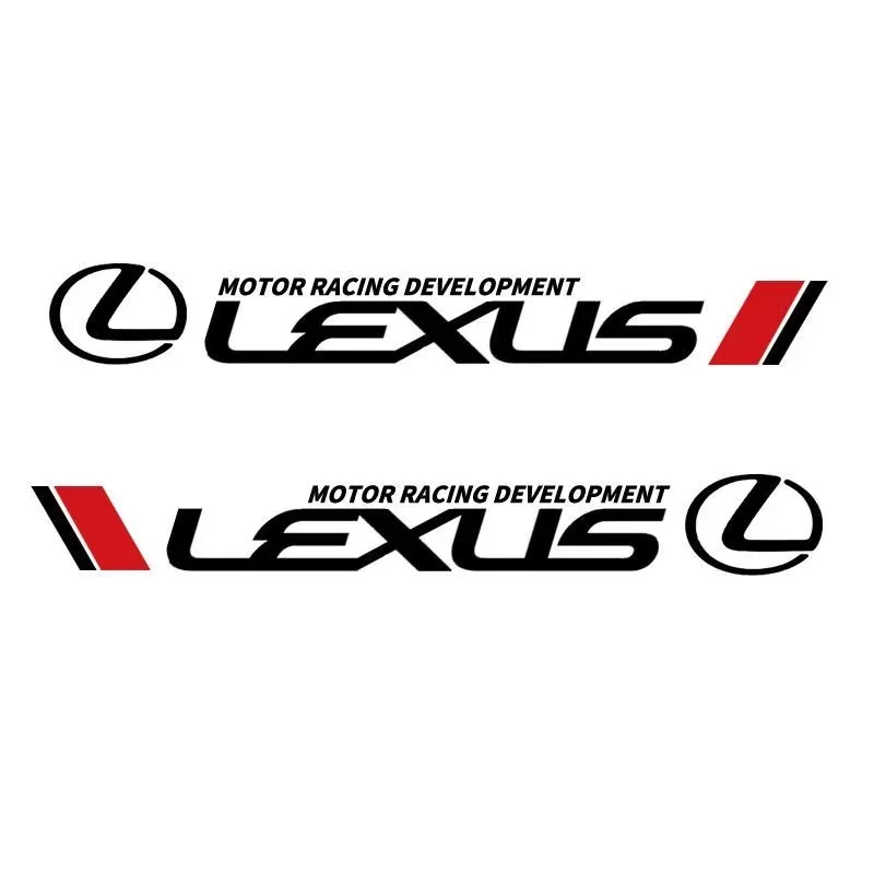 

2Pcs Car Styling Door Side Stripes Skirt Sticker Decal Accessories For Lexus Ct200h ES Fsport GS GX IS LS LX NX RX UX