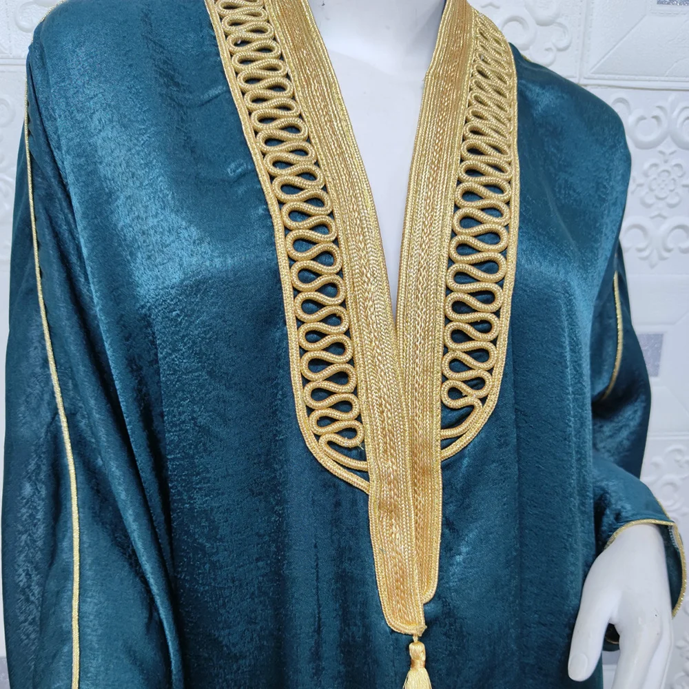

Ramadan Moroccan Kaftan Dubai Open Muslim Abaya Dress For Women Pakistani Arabic Islam Robe Indian Turkey African Dresses 2021