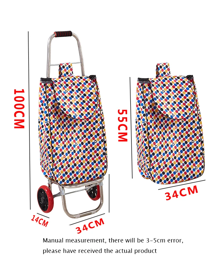 Тележка для пожилых женщин тележка покупок 6 колес корзина лестница трейлер