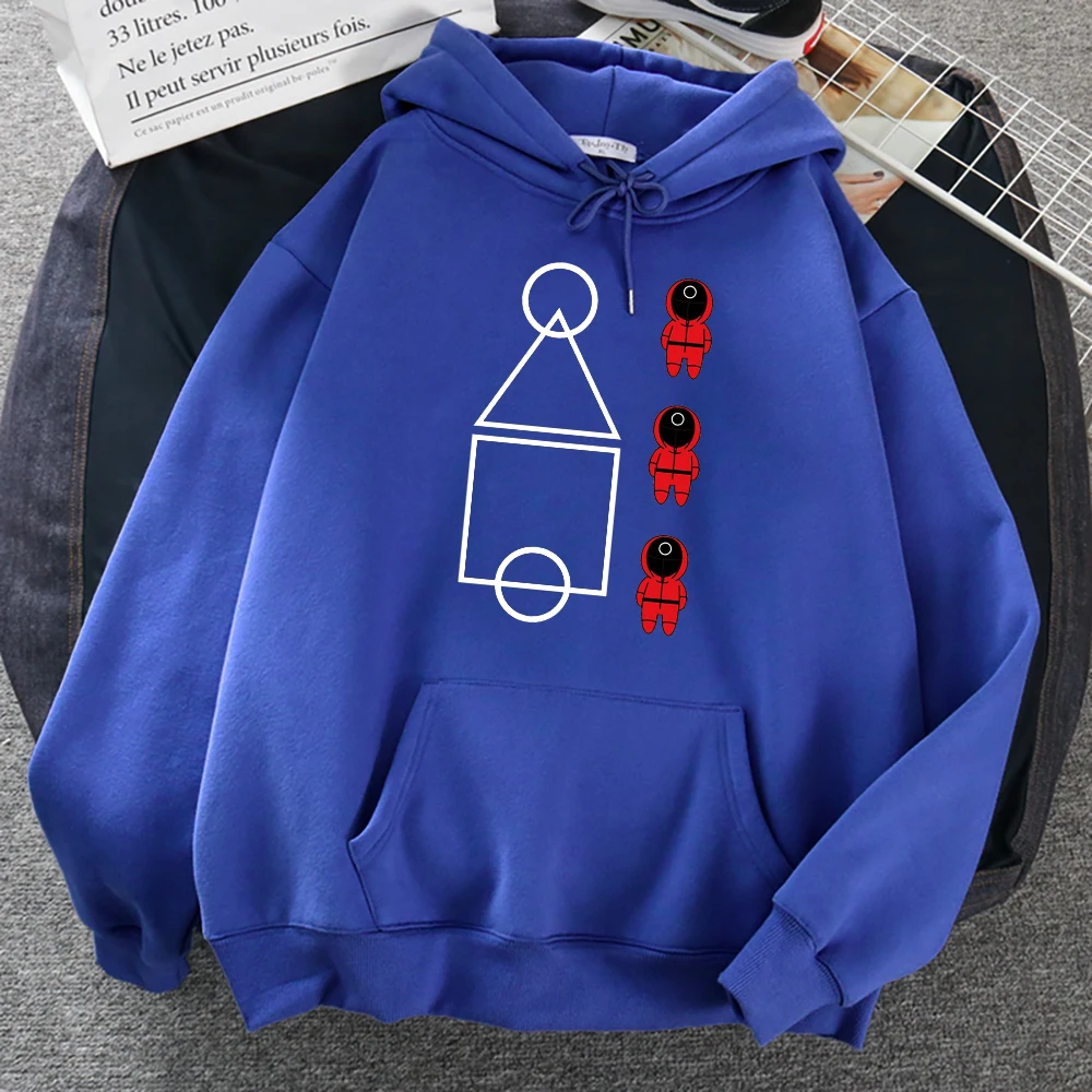 

Hot sale Cartoons Squid Game Round Six Hoodies Women Harajuku Casual Hoodie Fashion Oversize Hoody Autumn Warm Pullover