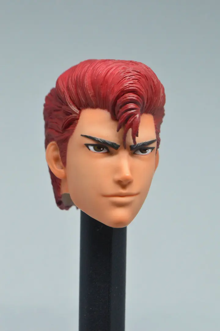 Масштаб 1/6 Мужская голова Лепка Slam Dunk Sakuragi Hanamichi Аниме Фигурка Fot 12 дюймов экшн