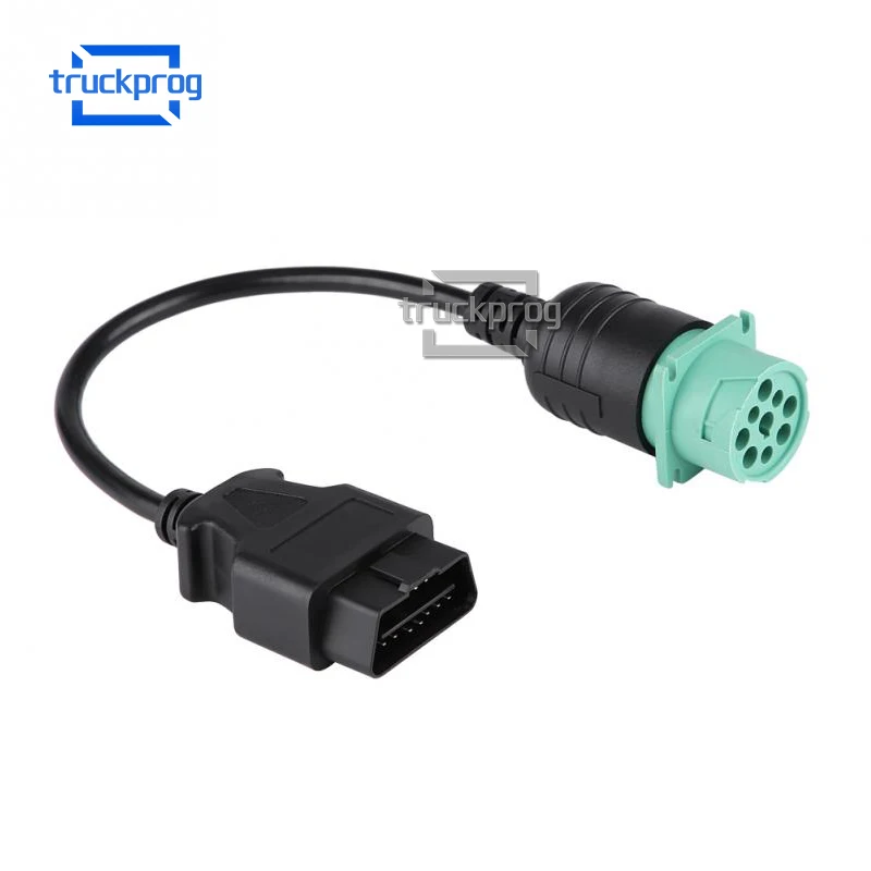 TruckProg OBD2 9 Pin диагностический кабель forCummins дизельного двигателя грузовика
