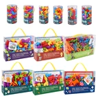 Детская Радужная игра сочетание животных познание радуга цвет сорт тонкий мотор обучение Монтессори Сенсорное образование головоломка игрушка подарок