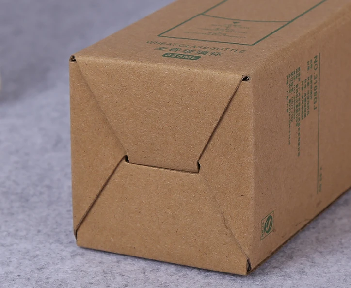 Упаковочная коробка из крафт-бумаги для средств по уходу за кожей упаковочная