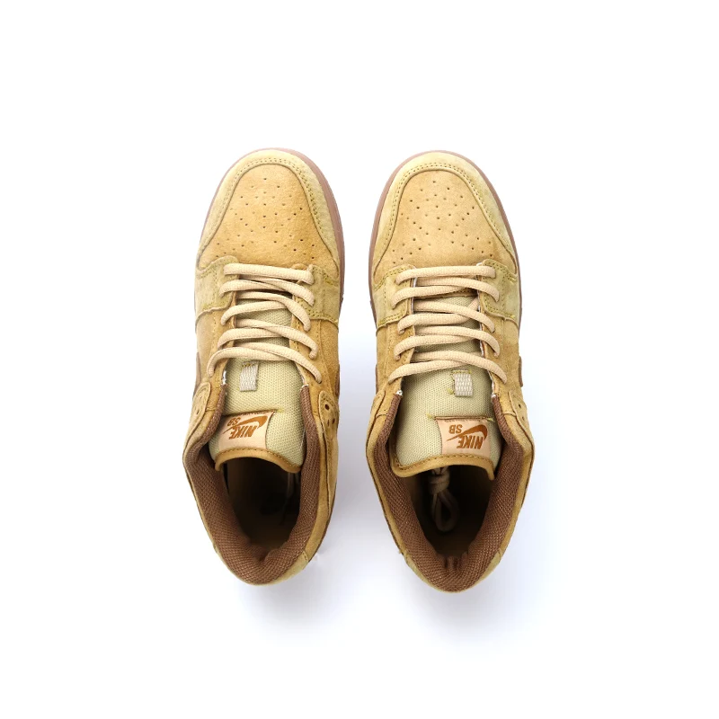 Мужская обувь для скейтбординга от Nike Dunk SB Low Pro Premium Wheat, повседневные Сникерсы, Уличная обувь для отдыха
