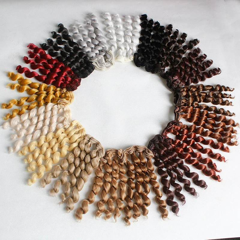 Аксессуары для кукол накладные волосы 15 см х 100 парик 1/3 1/4 1/6 шарнирная кукла