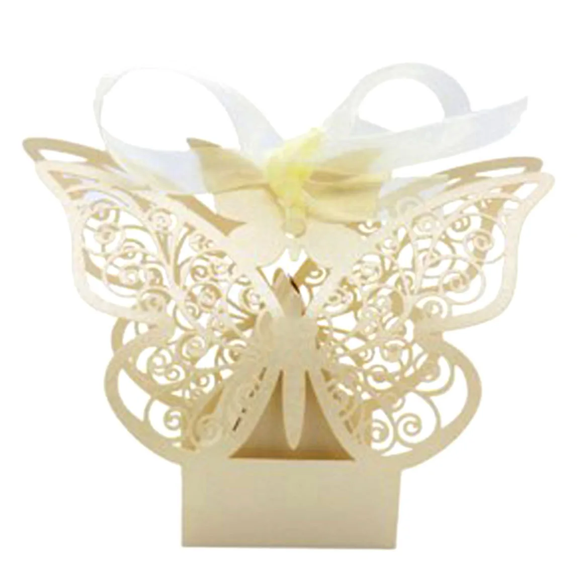 Декоративная коробка для конфет выдалбливают Крылья Бабочки Дизайн креативная