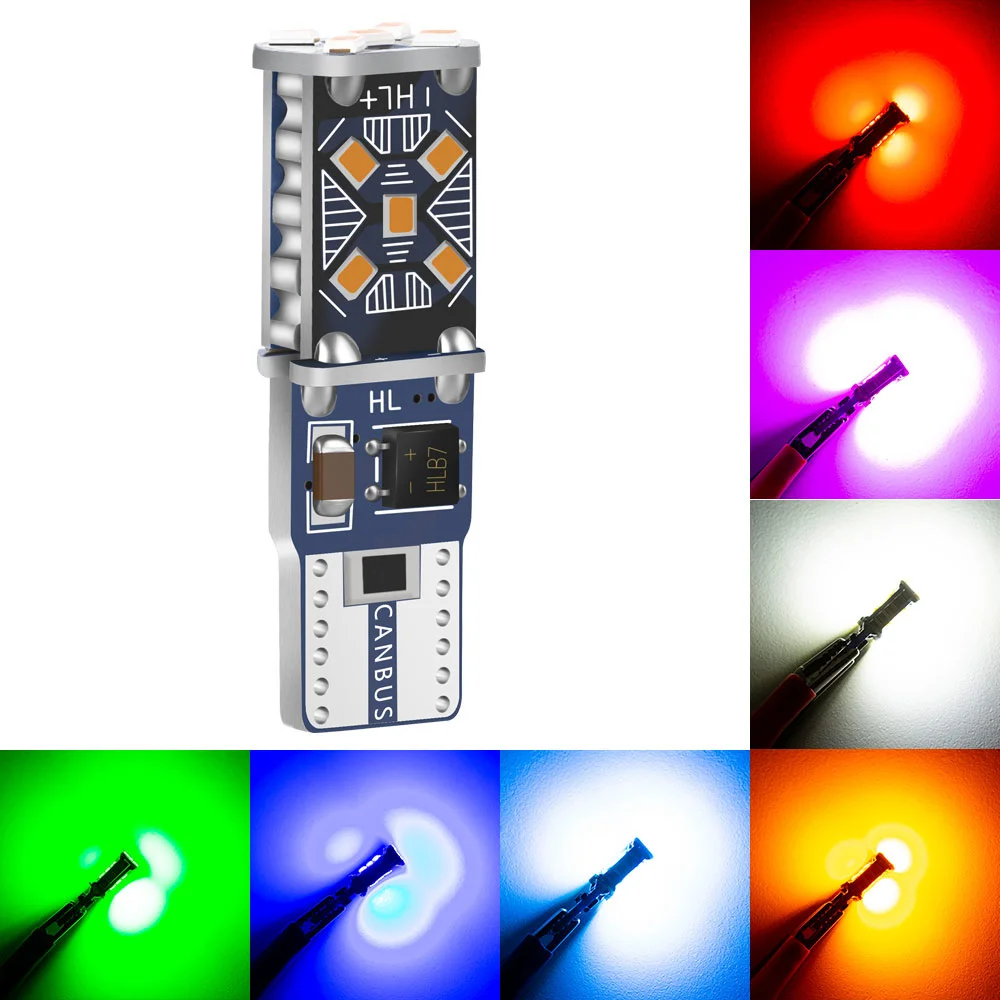 2PCS T10 W5W New Super Bright LED Car Parking Lights WY5W 168 501 2825 Auto Wedge Turn Side Bulbs Interior Reading Dome Lamp | Автомобили