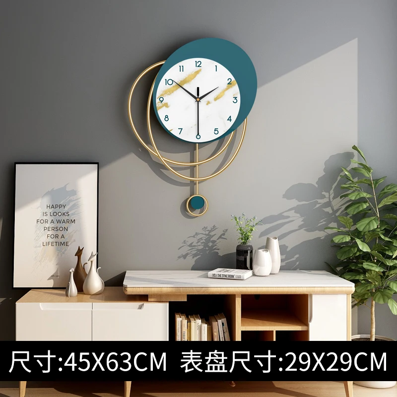 

Metal Creative Wall Clock Living Room Geometry Art Nordic Luxury Silent Wall Clock Modern Duvar Saati Home Decoration DG50WC