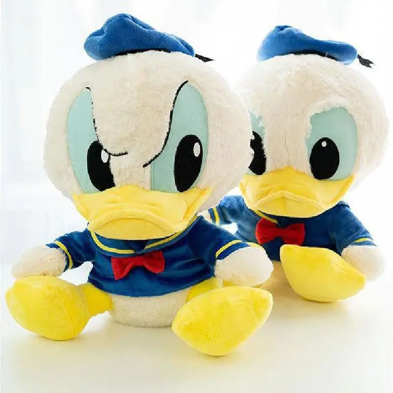 33 Cm Disney Cartoon Japanese Original Angry Donald Duck Plush Doll Calm Duck Plush Toy Kawaii Doll Birthday Gift New Year Gift