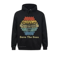 retro vintage bee save the bees keeper climate change design hoodies for women christmas sweatshirts england hoods