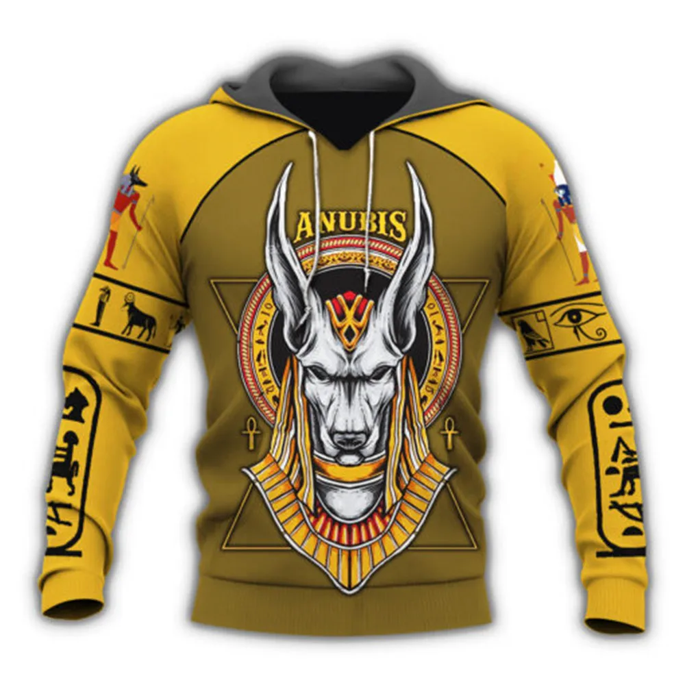 

Ancient Egypt Anubis God 3D Printed Hoodie Men/Women Harajuku Fashion Hooded Sweatshirt Autumn Unisex hoodies Drop ship H-0896