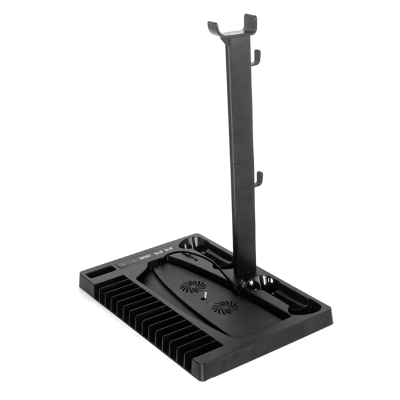 

Disc Holder Dual Charger Earphone Holder Cooling Vents Fan With HUB For S-ONY Play-Station 5 PS5 Console Dock Mount Hold