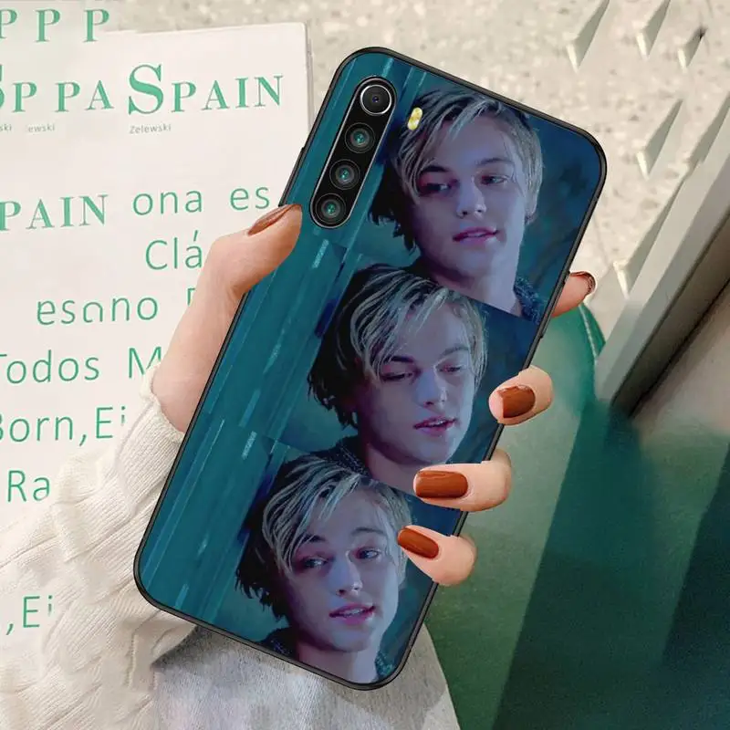 

LJHYDFCNB Young Leonardo Dicaprio Phone Case For Redmi 7 8 9 A K20 30 Pro Note 8 9 Pro 9s