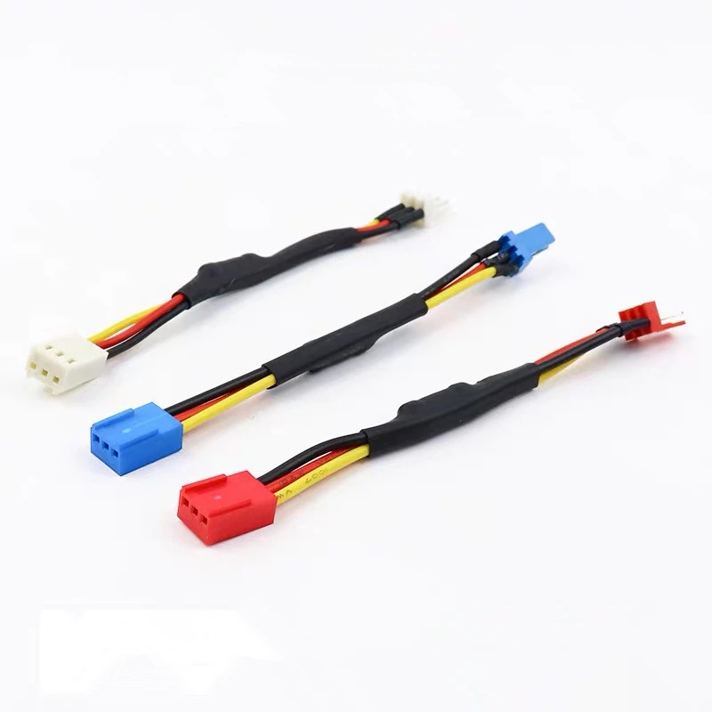 300P Fan Resistor Cable 3/4 Pin Male to 3/4Pin Female Connector Reduce PC CPU Fan Speed Noise Extension Resistor Slow down Cable