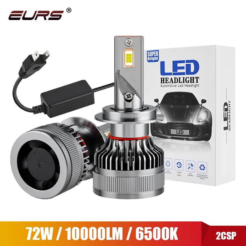 Светодиодсветодиодный лампы EURS, 24 В, 9005 лм, H4, H7, H1, H3, H8, H11, 9006, 6000, K Светодиодсветодиодный лампы EURS, 24 В, 9005 лм, H4, H7, H1, H3, H8, H11, 9006, 6000, K