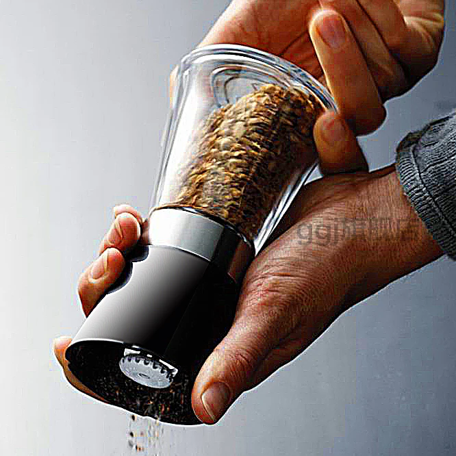 Регулируемый Керамический ротор и стеклянная мельница для перца шейкер